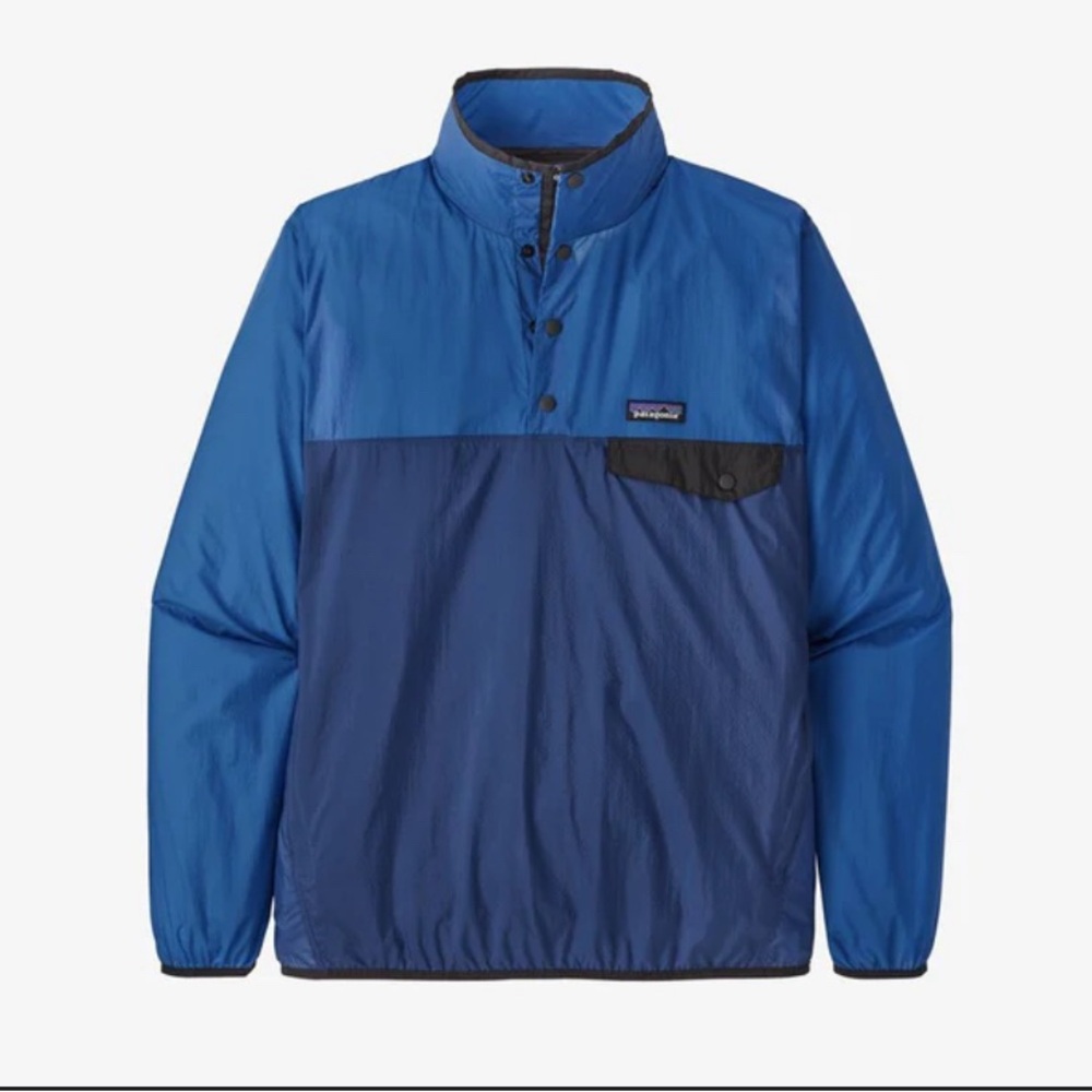 Patagonia wind breaker unisex blue size S